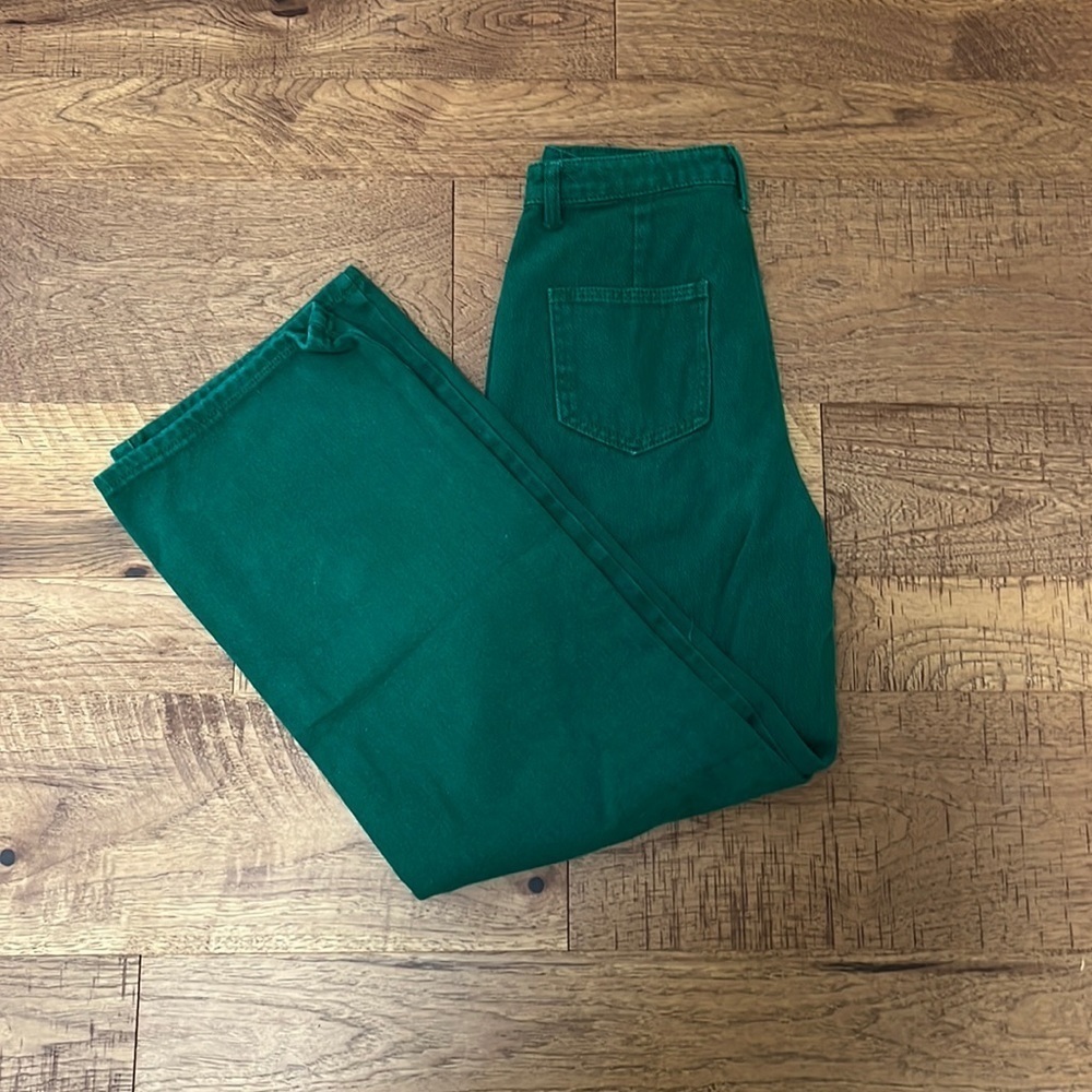 Shein Women’s Green Cargo Jeans Size US 4